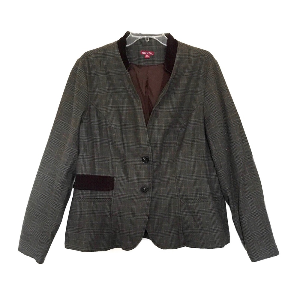 Merona Plaid Blazer